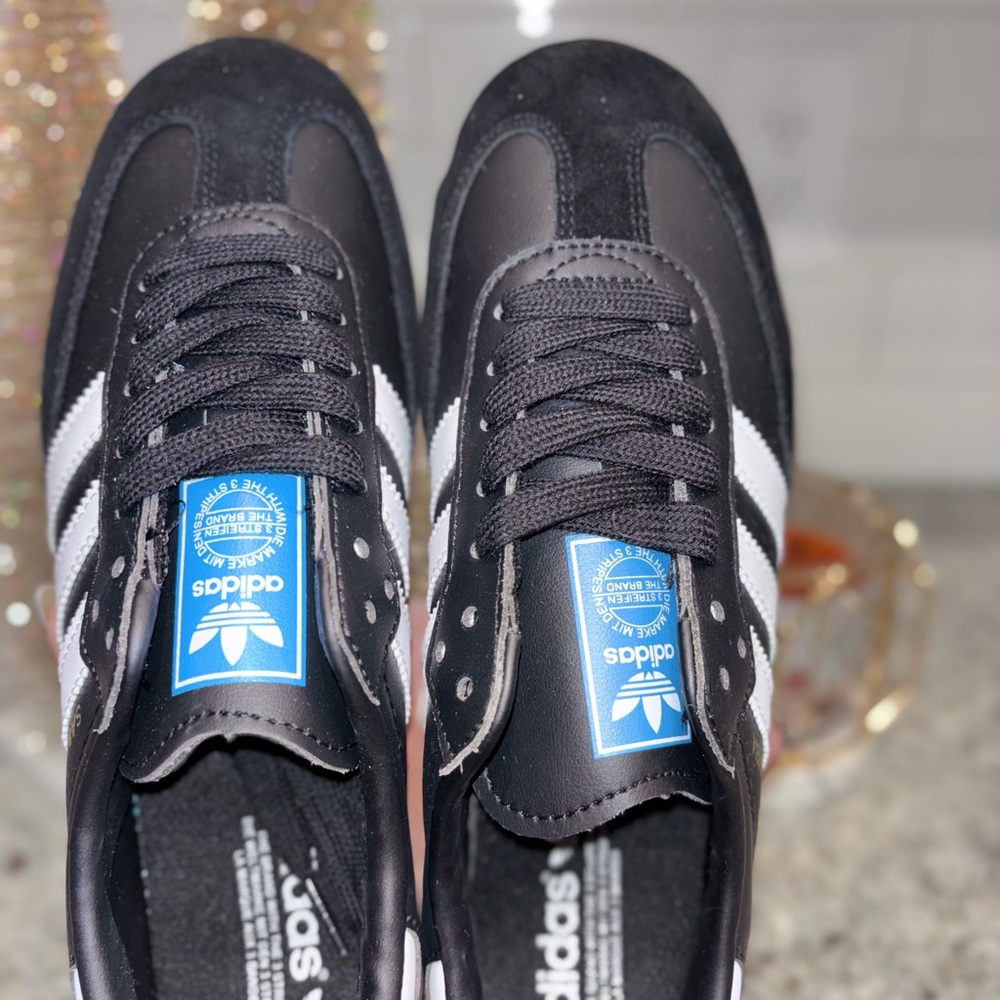 Adidas Women’s Black and White Classic Sneakers